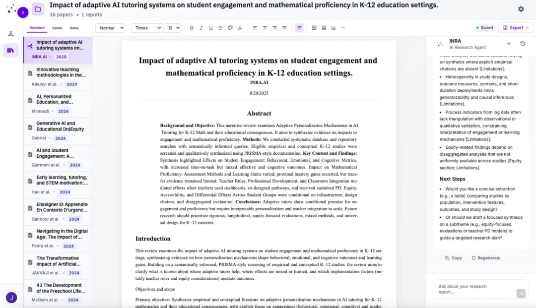 Automated Literature Review